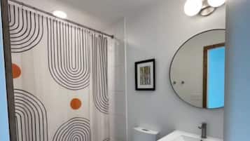 Hårtørrer, håndklæder, Sæbe, Toiletpapir