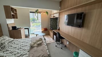 Signature-Apartment | 1 Schlafzimmer, Verdunkelungsvorhänge, kostenloses WLAN