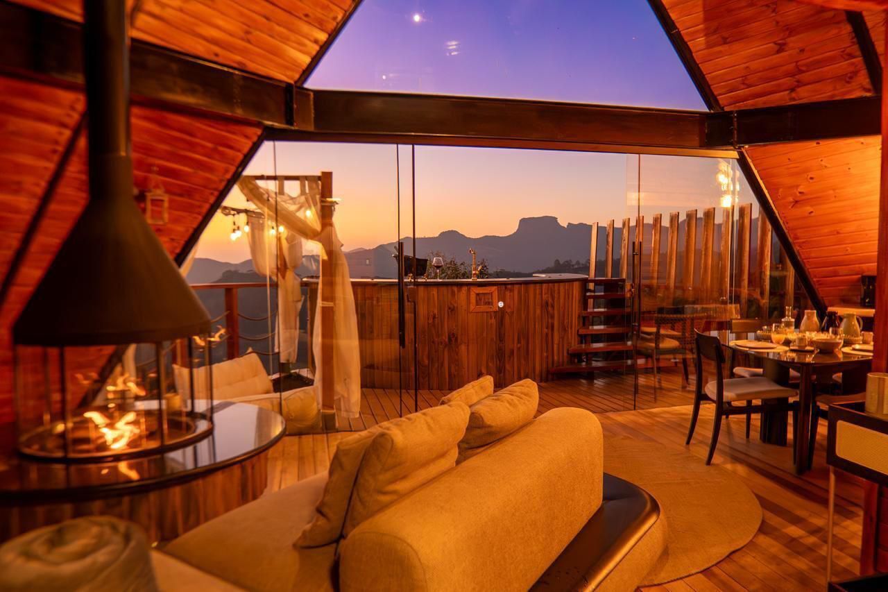 Deluxe Chalet, Patio, Mountain View | Desk, laptop workspace, free WiFi, bed sheets