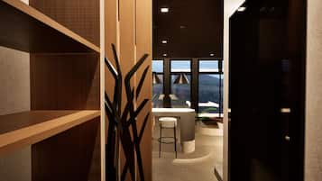 Cabaña Deluxe | 1 dormitorio, escritorio, espacio para trabajar con un portátil