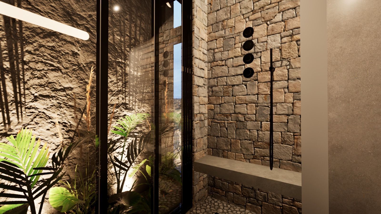 ดีลักซ์เคบิน | ห้องน้ำ | อ่างอาบน้ำและฝักบัวแยกจากกัน, ของใช้ในห้องน้ำฟรี, ไดร์เป่าผม