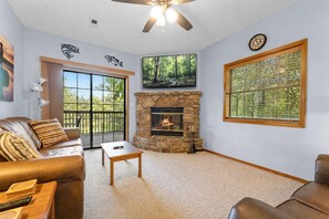 TV, peis, DVD-spiller og bøker