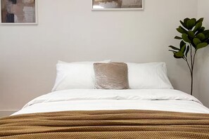 2 bedrooms, iron/ironing board, travel crib, WiFi