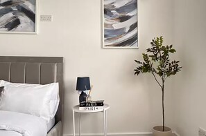 2 bedrooms, iron/ironing board, travel crib, WiFi