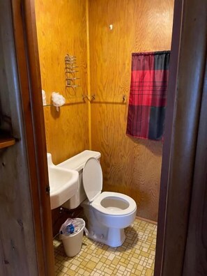 Bathroom - firehouse inn (St Ignace)