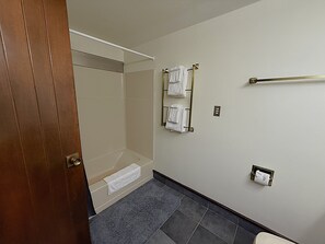 Hair dryer, towels