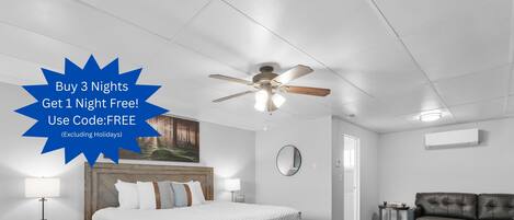 1 quarto, Wi-Fi de cortesia, roupa de cama