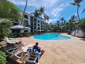 Outdoor pool - Cozy PH Studio with kitchenette AC & WIFI jacuzzi in charming Puerto Vallarta (Puerto Vallarta)