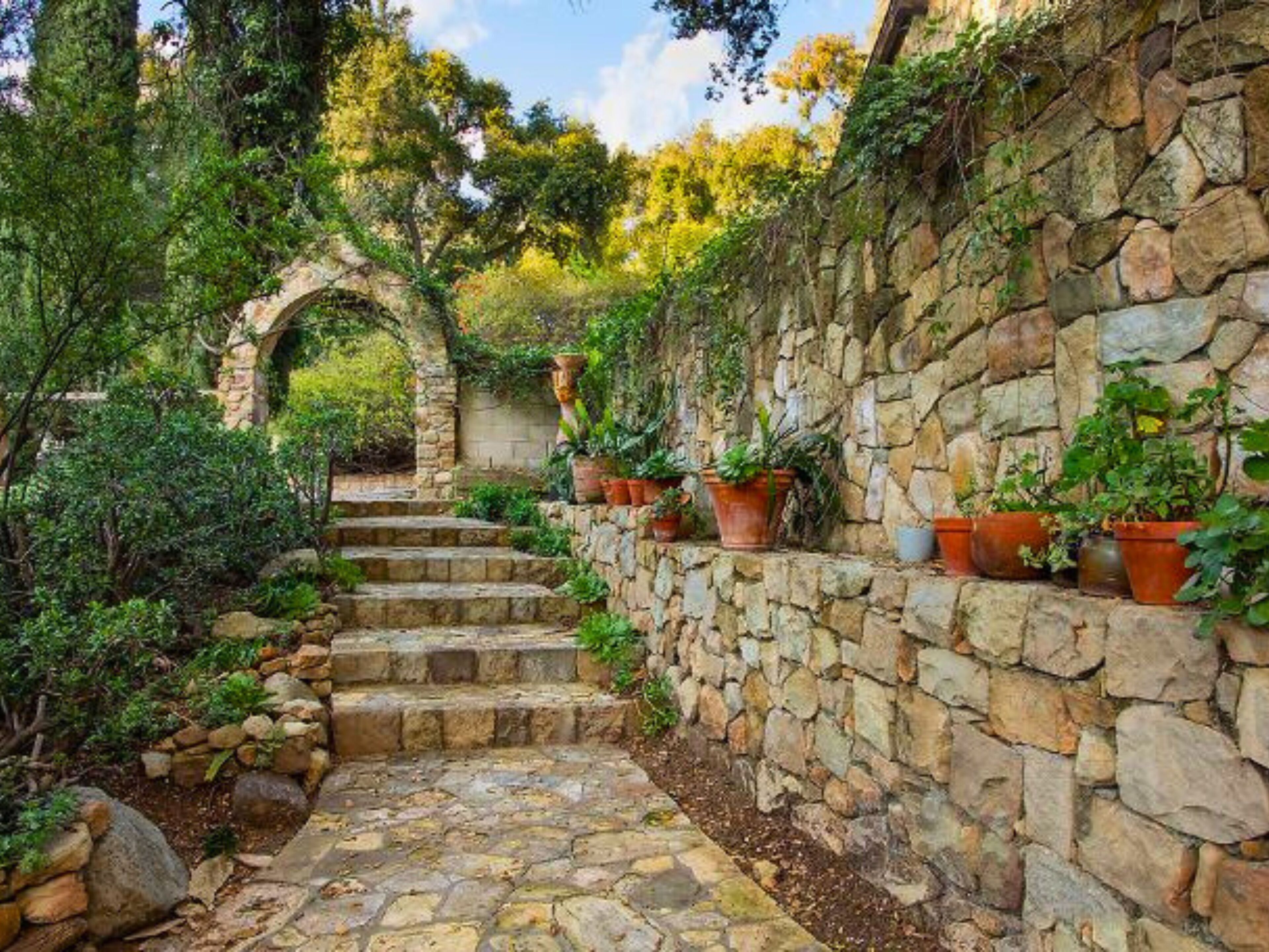 Pathway to Pool/Pond