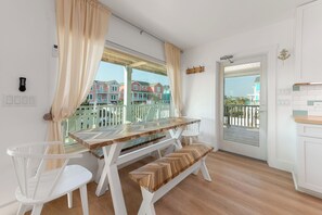 Dining - Brand new home 'Totally Decked Out' - Dog-Friendly, 4 bedrooms, 3 bathrooms, and stunning views. (Holden Beach)