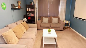 Smart TV, books, video library