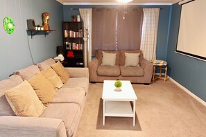 Smart TV, books, video library