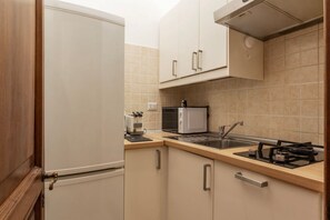 Fridge, microwave, stovetop, toaster - GuestHost - Charming Apartment near Spanish Steps (Rome)
