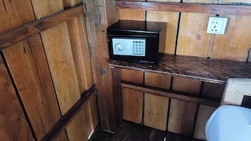 In-room safe, desk