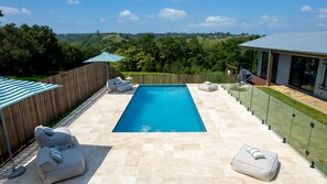Outdoor pool - Byron Bay Hinterland Retreat (Eureka)
