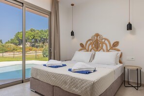 4 bedrooms, iron/ironing board, free WiFi, bed sheets - Villa Ismini Periyali (Zakynthos)