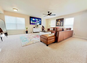 TV connectée, cheminée