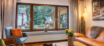 Appartamento 'Auszeit' con terrazza in comune e Wi-Fi