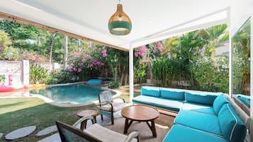 Villa familiar, 3 habitaciones, alberca privada | Terraza o patio