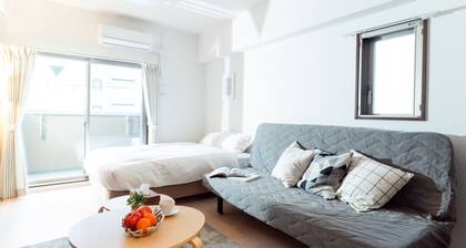 No room assigned WOM Condominium5 minutes walk from Tamatsukuri Station Free WiFi / Osaka Ōsaka
