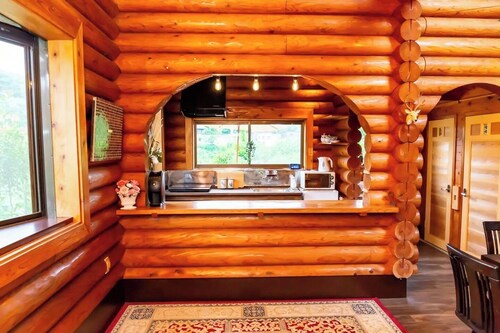 Chichibu Park Bridge Camp Base Entire log house fo / Chichibu City Saitama