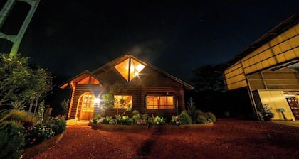 Chichibu Park Bridge Camp Base Entire log house fo / Chichibu City Saitama