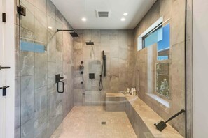 Shower, towels