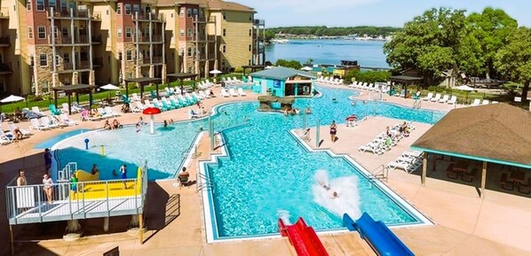 Indoor pool, outdoor pool