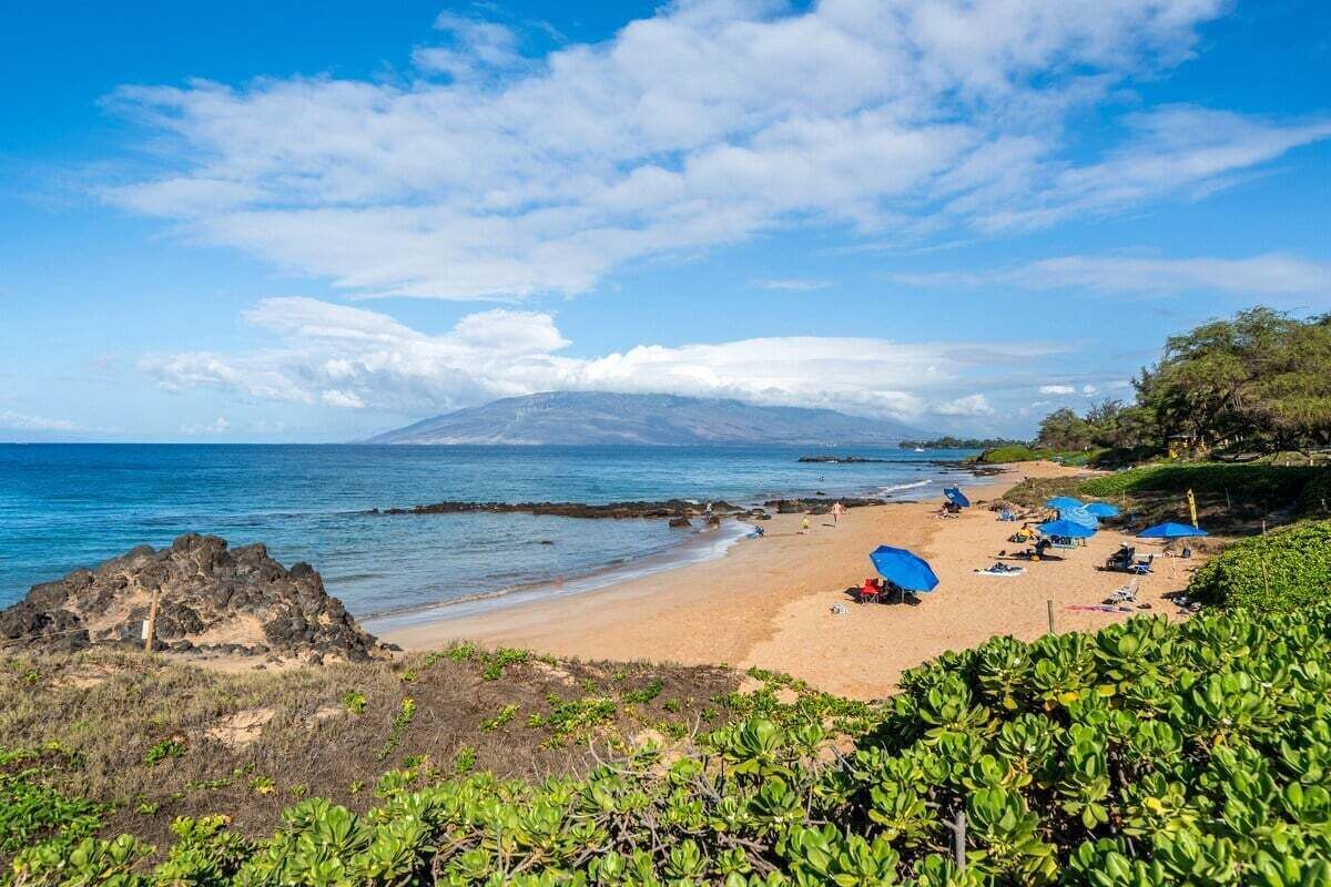 Plage à proximité, chaises longues, serviettes de plage