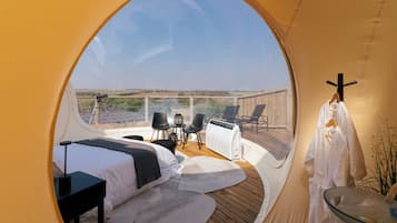 Kamar Twin Romantis, 1 Tempat Tidur Double, pemandangan gunung | 1 kamar tidur dan didekorasi berbeda-beda