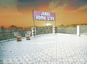 Voorkant van accommodatie