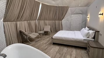 Luxury Tent, Desert view | 3 bedrooms, iron/ironing board