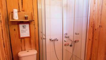 Bathroom | Shower, towels, soap, toilet paper