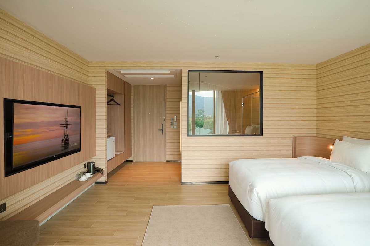 Deluxe Twin Room, Balcony, Village View