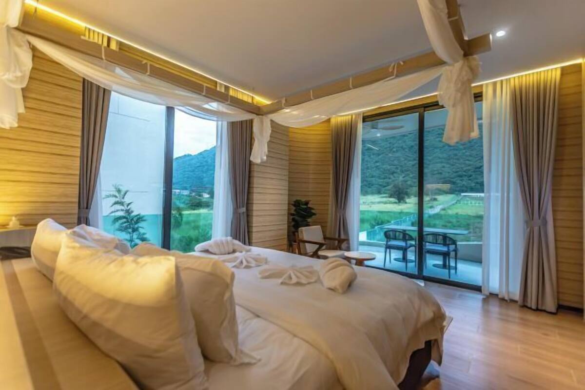 Egyptiske bomuldslagner, premium-sengetøj, senge med topmadrasser