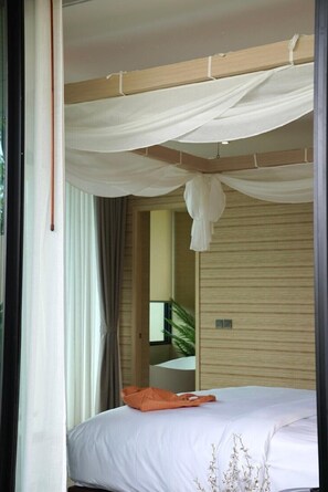 Familiekamer | Lakens van Egyptisch katoen, luxe beddengoed, pillowtop-bedden