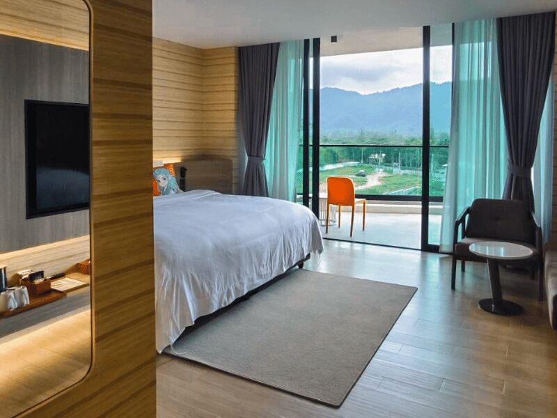 Deluxe Twin Room, Balcony, Village View | Egyptian cotton sheets, premium bedding, pillowtop beds, minibar
