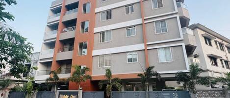 Voorkant van accommodatie