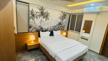 Deluxe tweepersoonskamer | 2 slaapkamers, luxe beddengoed, Select Comfort-bedden