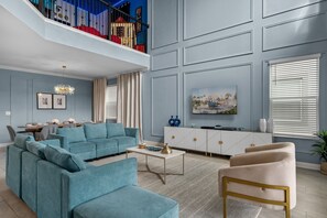 Smart TV, foosball, offices