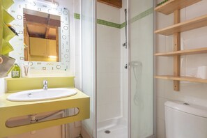 Shower, hair dryer