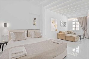 1 slaapkamer, een strijkplank/strijkijzer, wifi, beddengoed