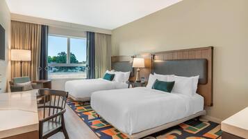 In-room safe, desk, laptop workspace, blackout curtains