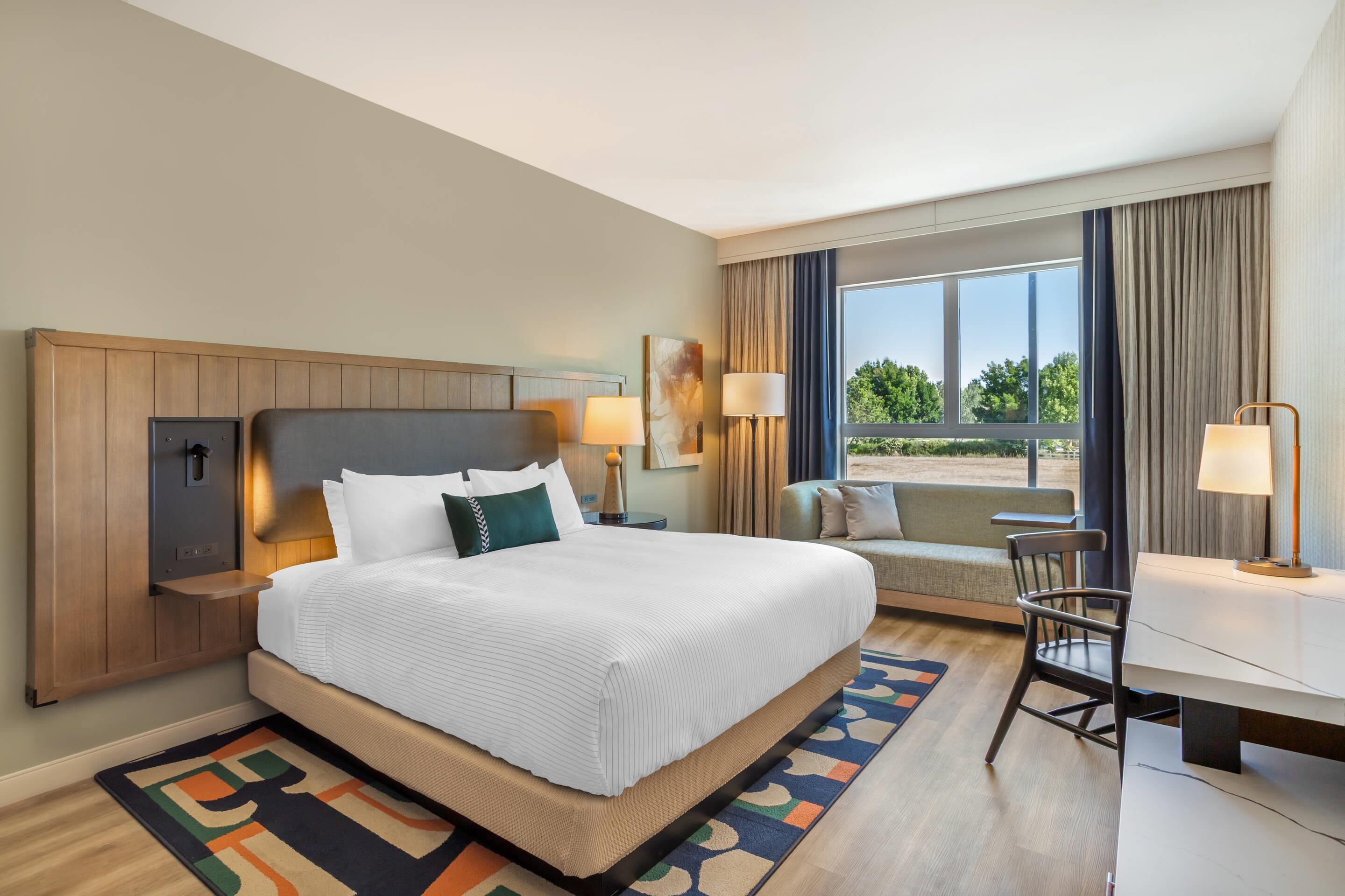 In-room safe, desk, laptop workspace, blackout drapes