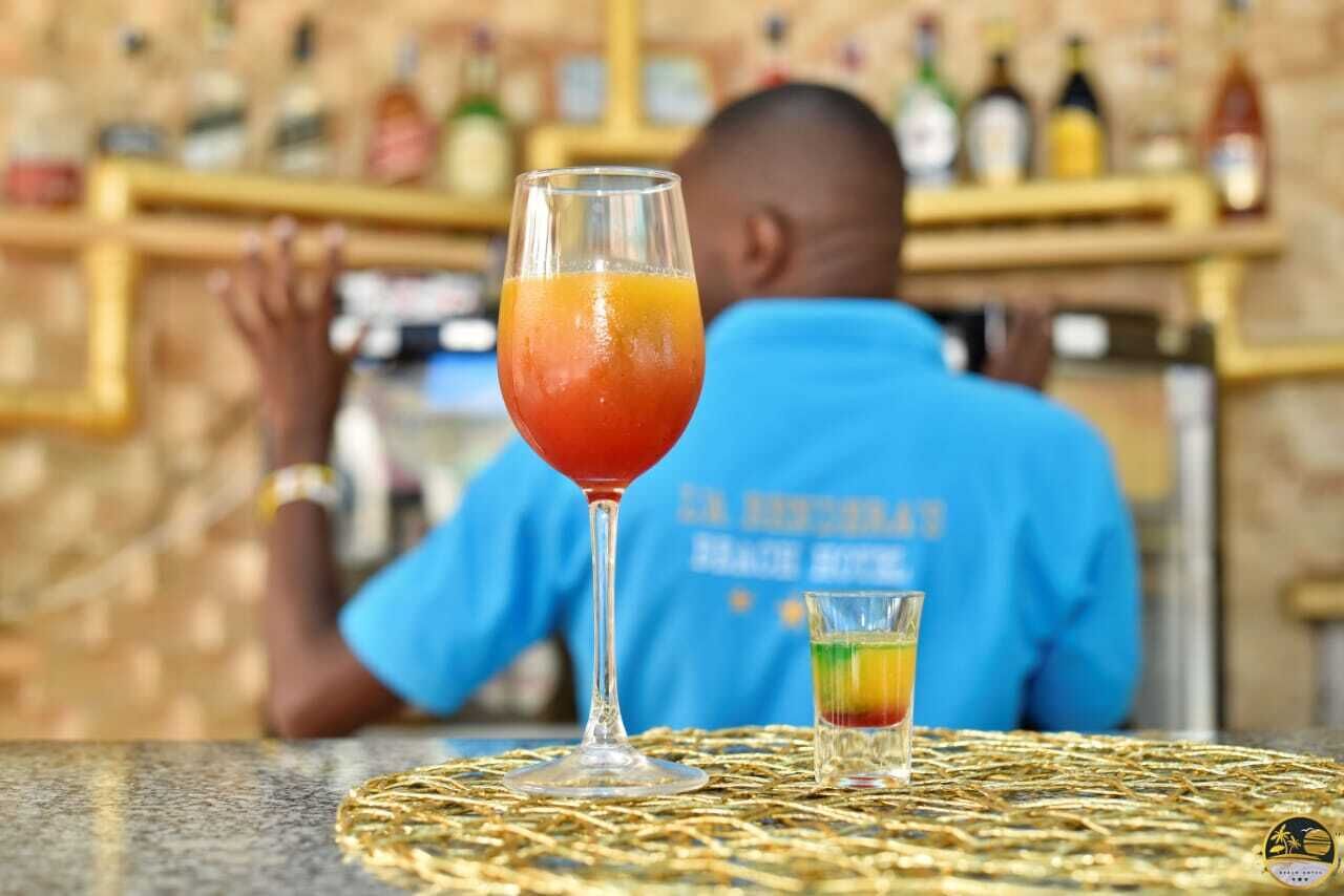 Poolside bar