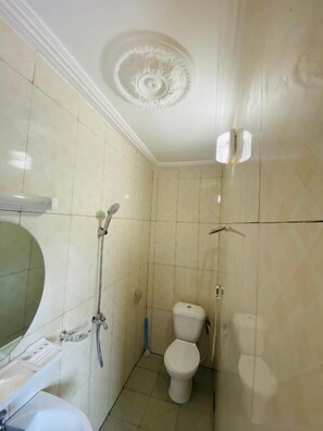 Salle de bain | Douche, articles de toilette (gratuits), serviettes fournies, savon