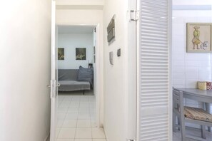 1 bedroom, iron/ironing board, bed sheets