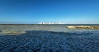 Apartamento 1 con vistas al jardín tropical y lago a 2 minutos de la playa