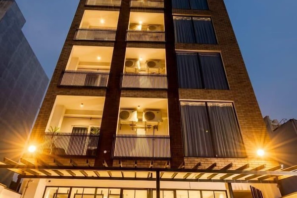 Façade de l’hébergement