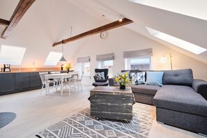 TV, fireplace - Vacation apartment De groode Boben (Streichmühle)